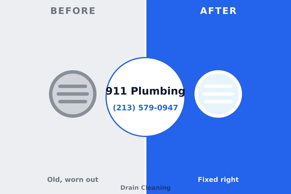 Before and after: plumbing repair Rock Island, IL